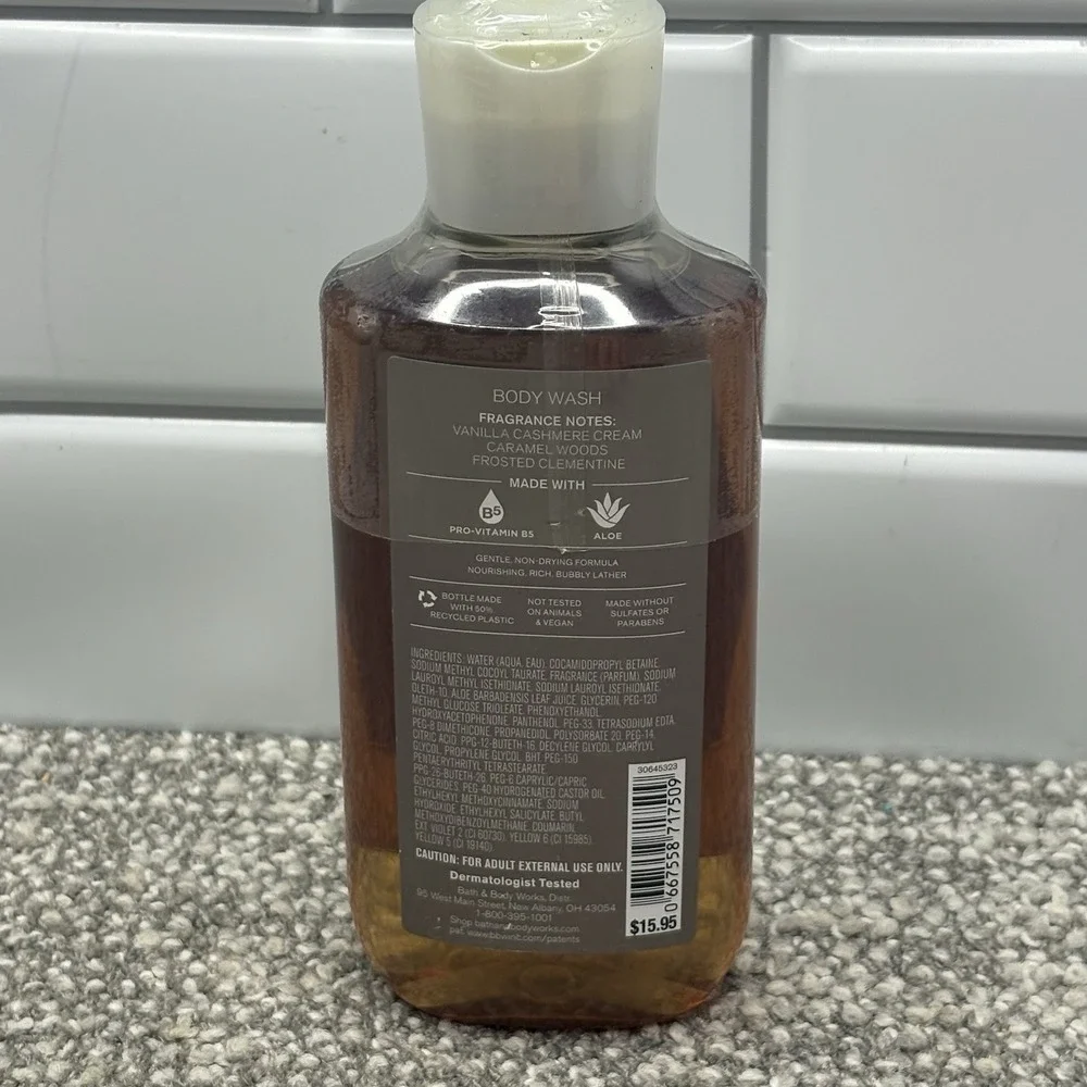 Bath & Body Works Snowflakes & Cashmere Body Wash New Sealed